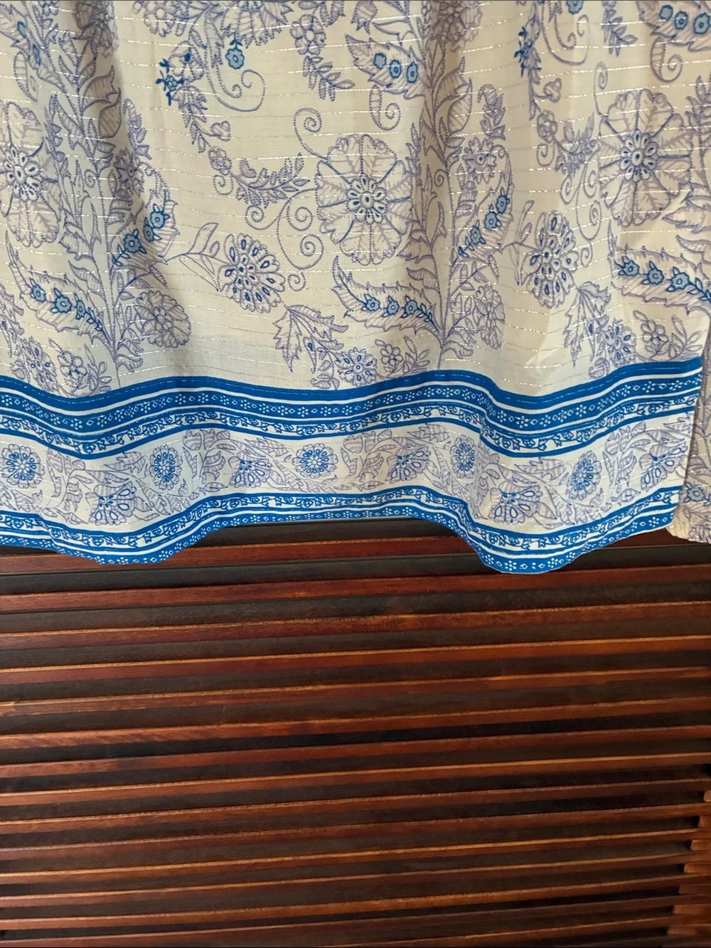 J. Crew blue white